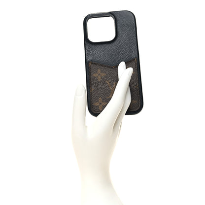 Louis Vuitton Monogram Pallas iPhone 15 Pro Bumper Black 2 of 11