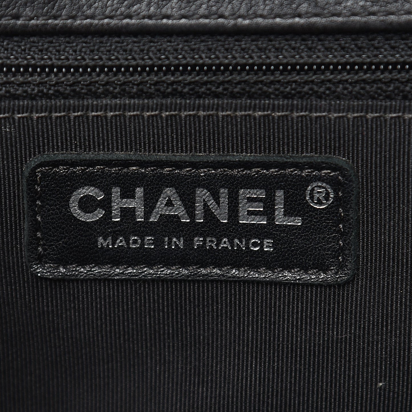 Grained Calfskin Quilted New Medium Boy Flap Black