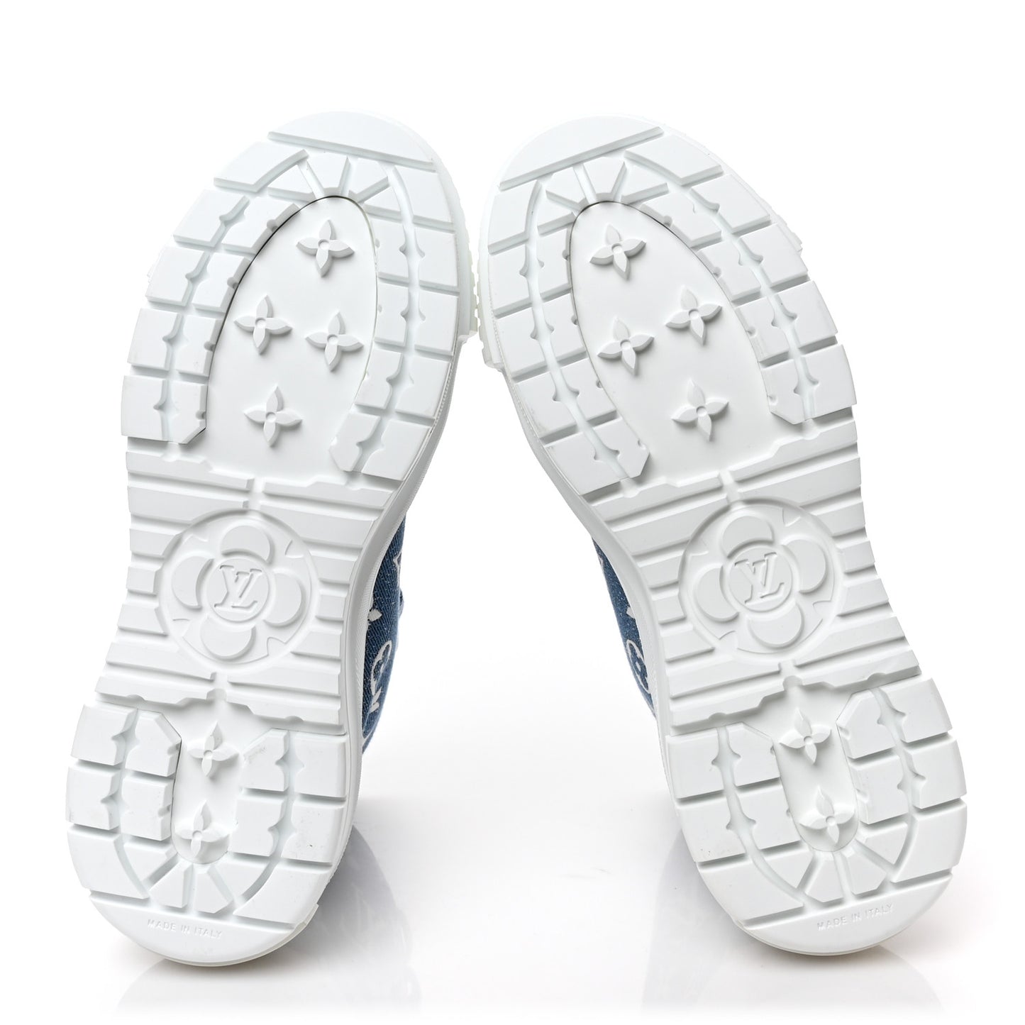 Denim Monogram Squad Sneaker Boots 36 Marine