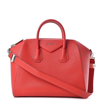 Givenchy Sugar Goatskin Medium Antigona Red 1 of 12
