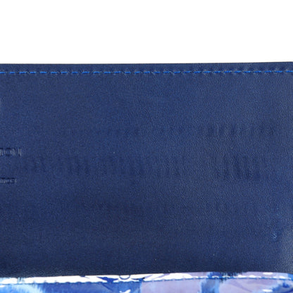 Louis Vuitton Vernis Ikat Sarah Wallet Grand Blue 7 of 9