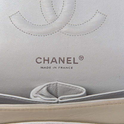 Chanel Tweed Medium Double Flap White 6 of 26