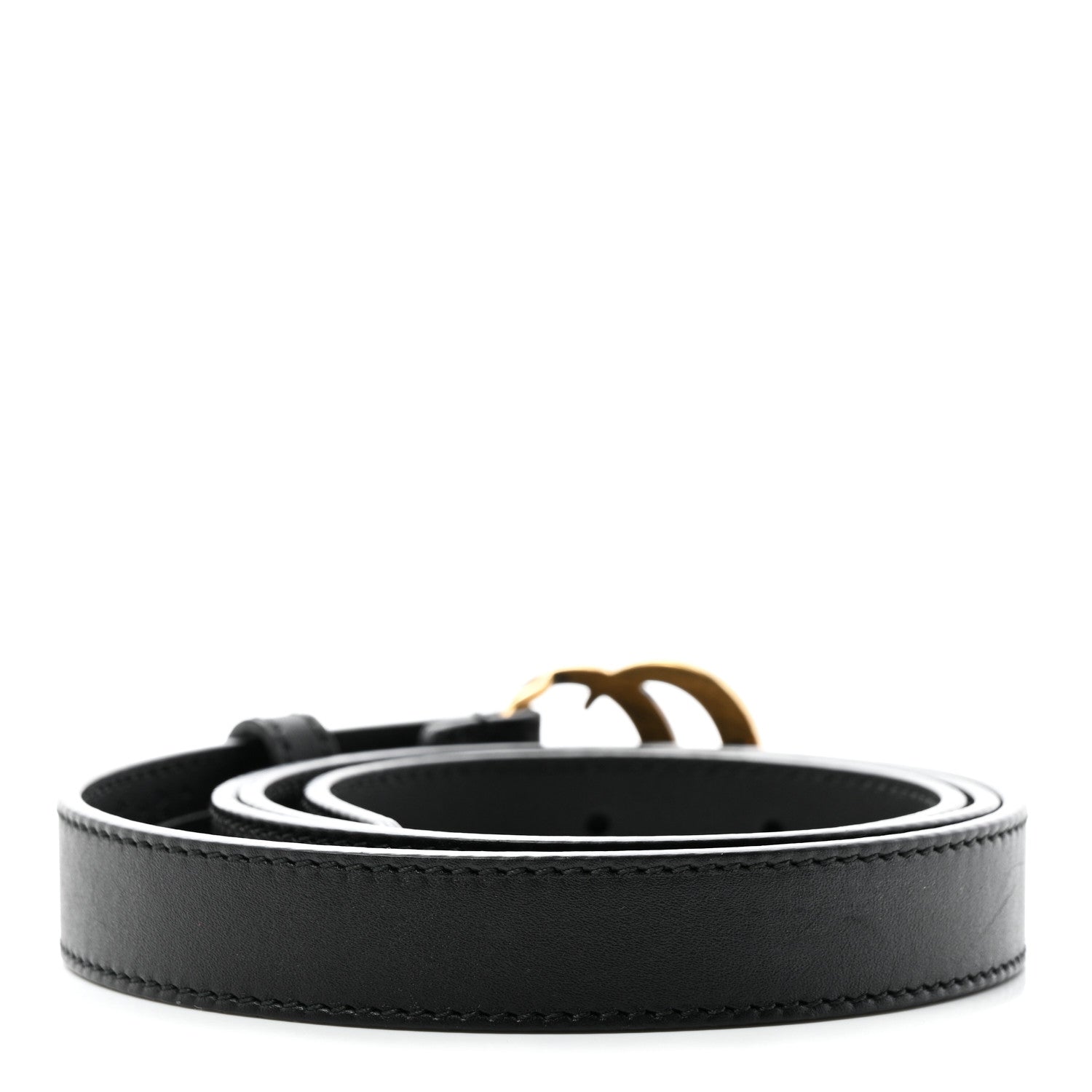 Gucci Calfskin Double G 20mm Belt 90 36 Black 2 of 5