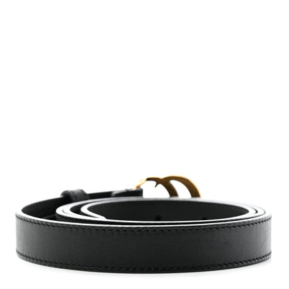 Gucci Calfskin Double G 20mm Belt 90 36 Black 2 of 5
