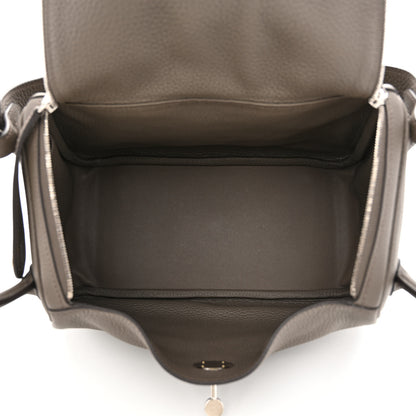 Hermes Taurillon Clemence Lindy 26 Etain 5 of 10