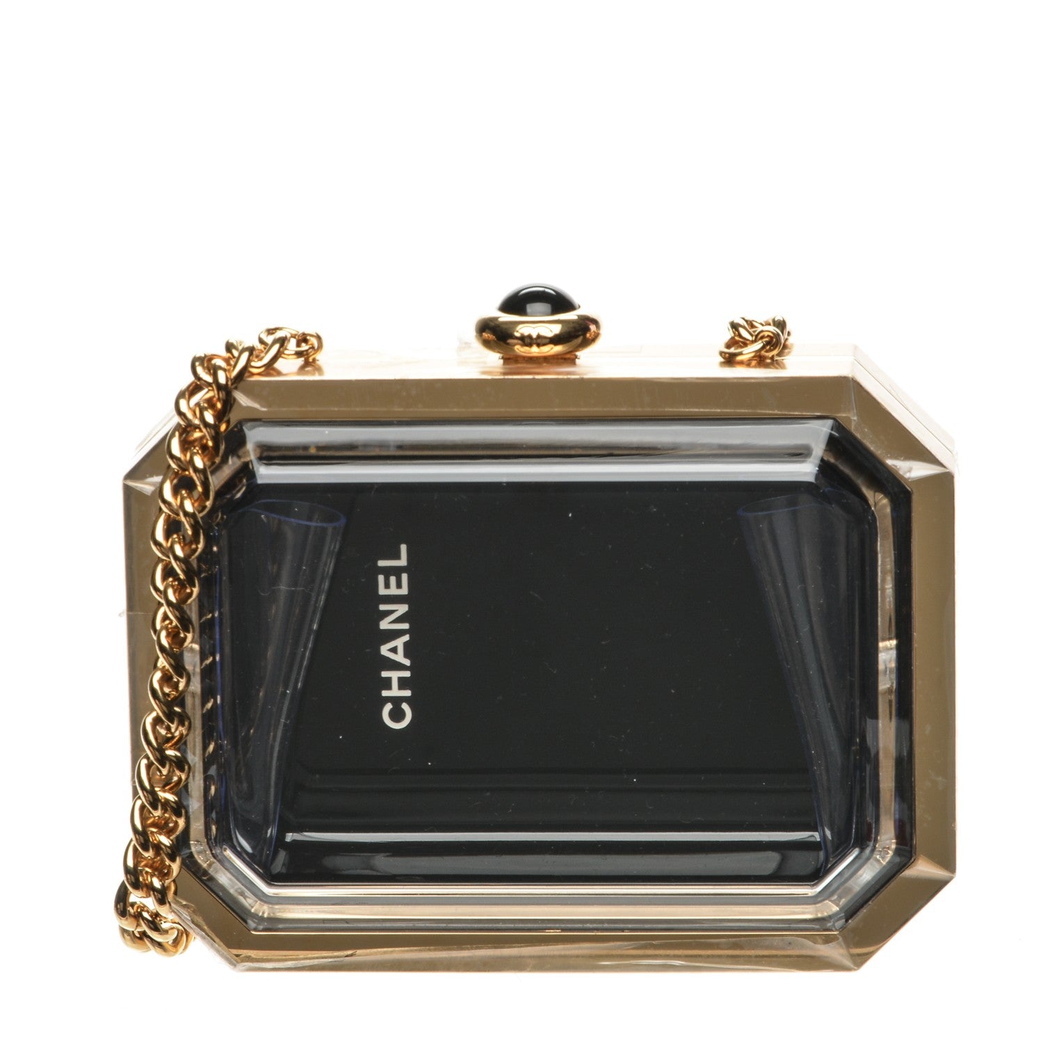 Chanel Plexiglass Premiere Minaudiere Clutch Black 1 of 7
