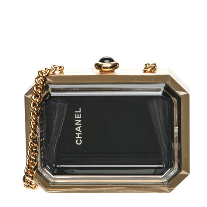 Chanel Plexiglass Premiere Minaudiere Clutch Black 1 of 7