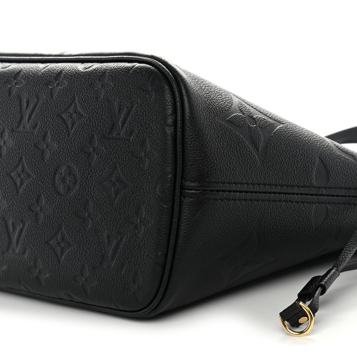 Louis Vuitton Empreinte Monogram Giant Neverfull MM Black 9 of 10