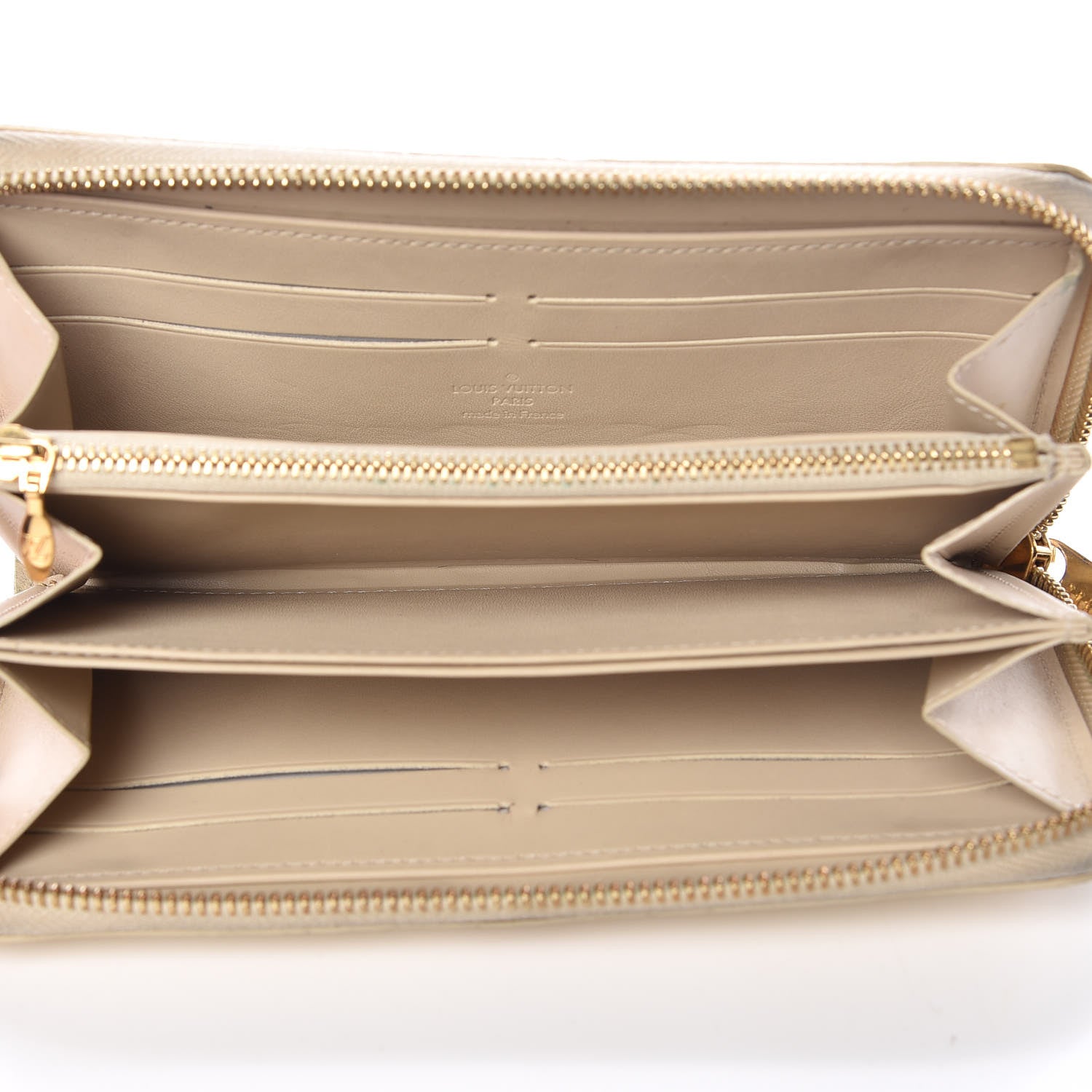 Louis Vuitton Vernis Zippy Wallet Blanc Corail 5 of 16