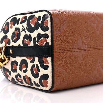 Louis Vuitton Empreinte Monogram Giant Wild At Heart Speedy Bandouliere 25 Caramel 7 of 8