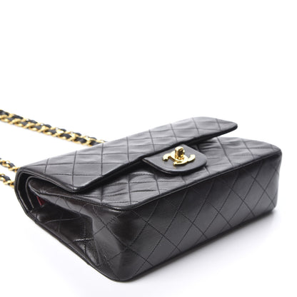 Chanel Lambskin Quilted Small Double Flap Black 3 of 10
