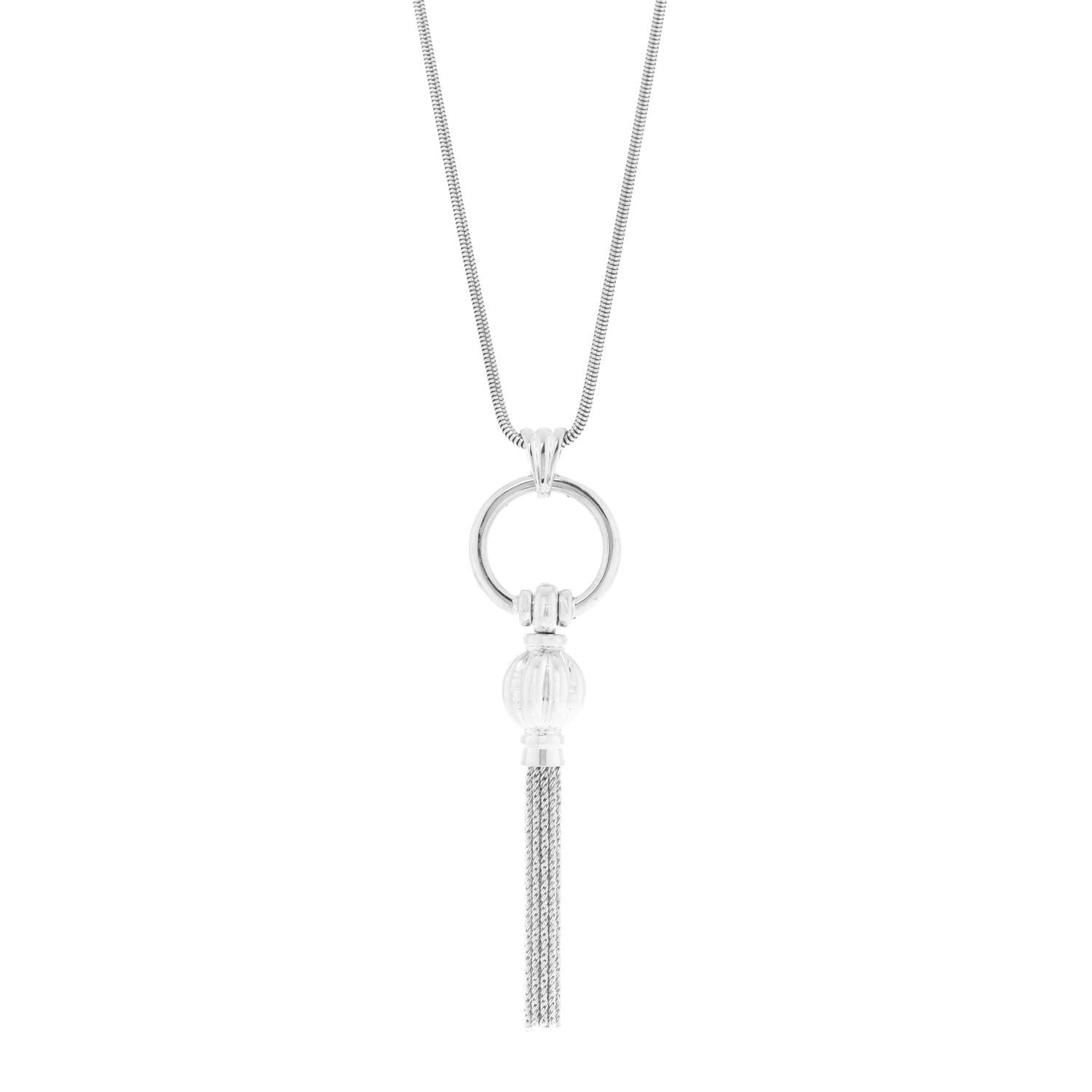 Tiffany Sterling Silver Tassel Necklace 1 of 4