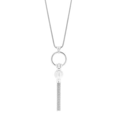 Tiffany Sterling Silver Tassel Necklace 1 of 4