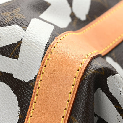 Louis Vuitton Monogram Graffiti Keepall 50 Silver 13 of 13