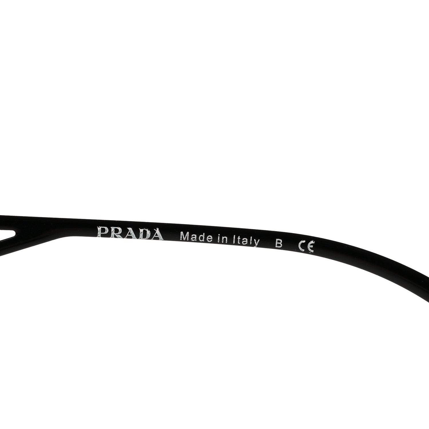 Prada Acetate Sunglasses SPR 14Y Black Slate Gray 5 of 8