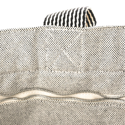 Hermes Canvas Herline GM Tote Light Grey 9 of 10