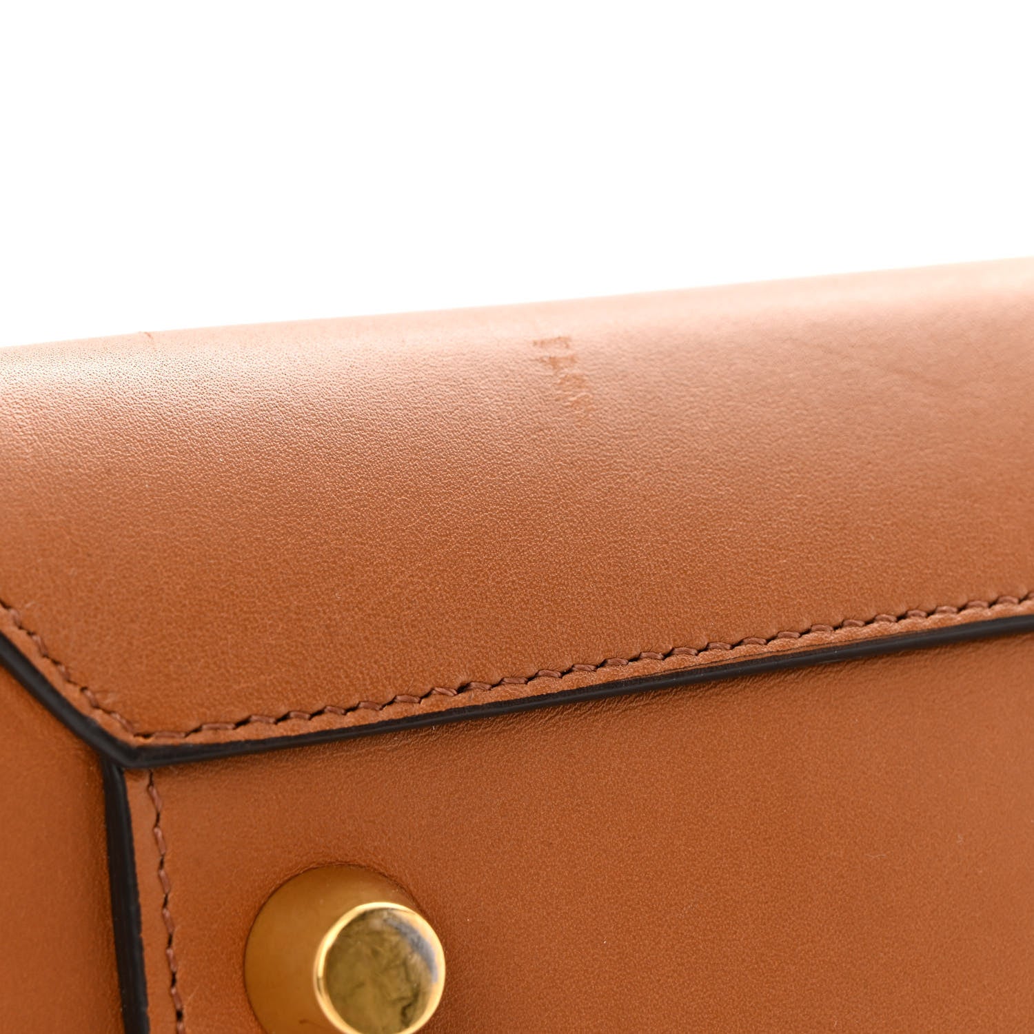 Celine Calfskin Mini Belt Bag Camel 12 of 12