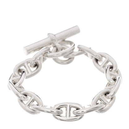 Hermes Sterling Silver GM Chaine d'Ancre Bracelet 1 of 4