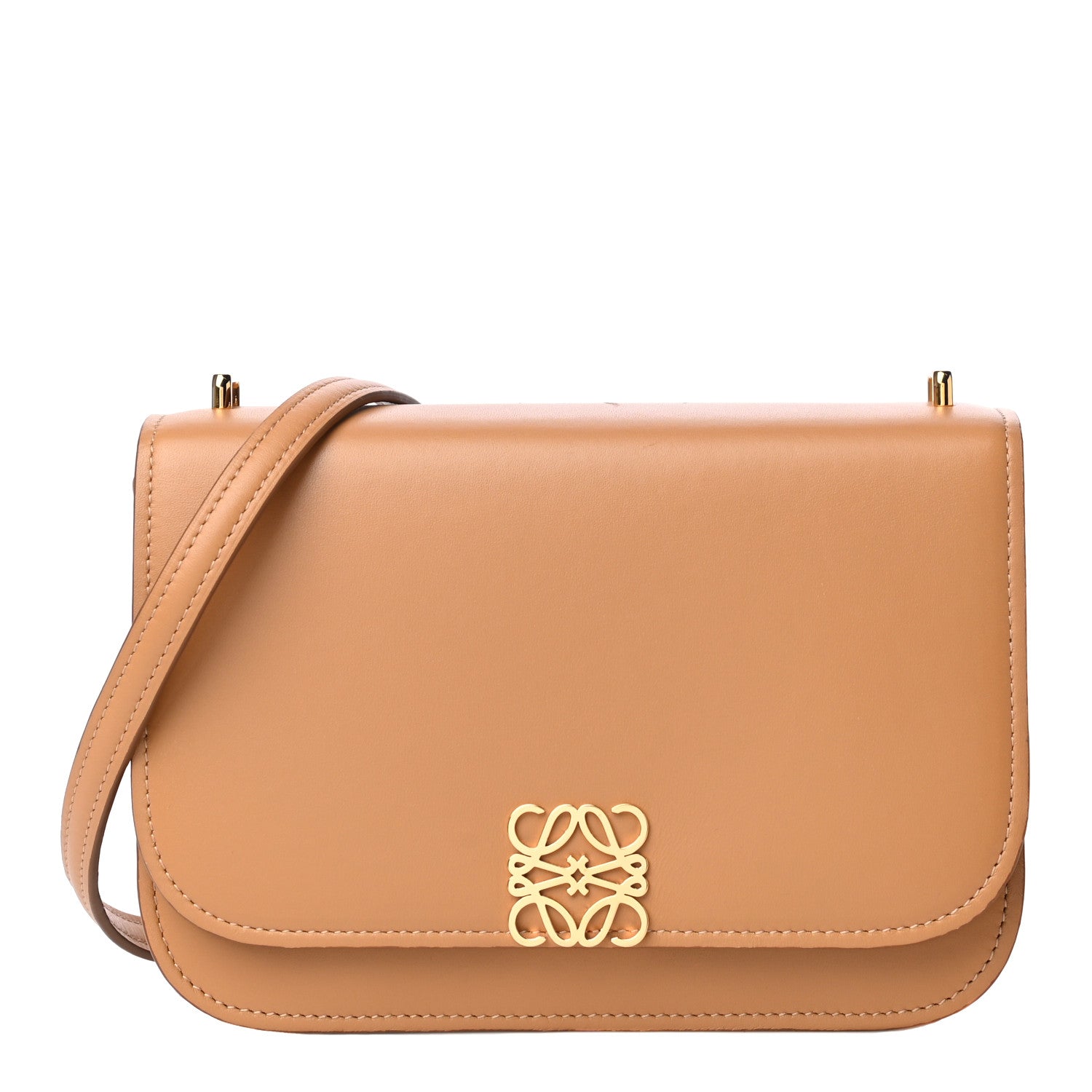 Loewe Silk Calfskin Goya Bag Tan 1 of 11