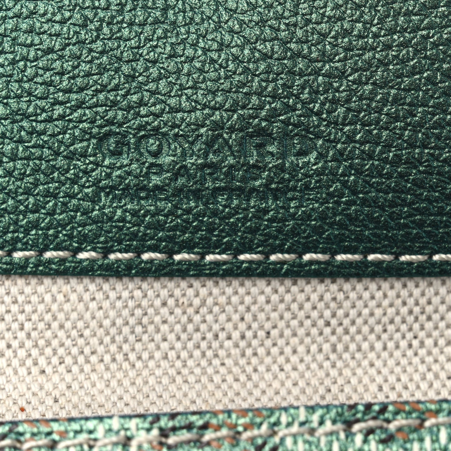 Iridescent Goyardine Boheme Hobo Pearly Green