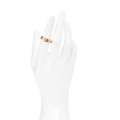 Tiffany 18K Rose Gold Diamond Wide Atlas Pierced Ring 53 6.25 2 of 4