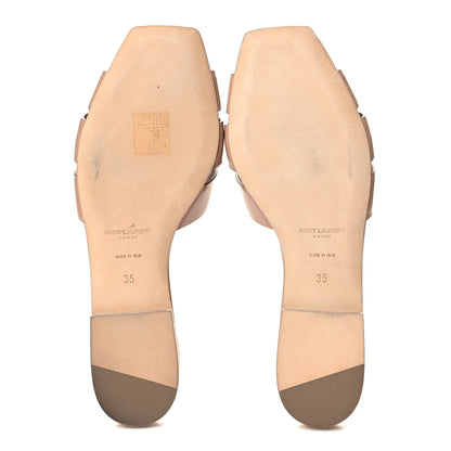 Saint Laurent Patent Tribute 05 Slide Sandals 35 Nude 6 of 11