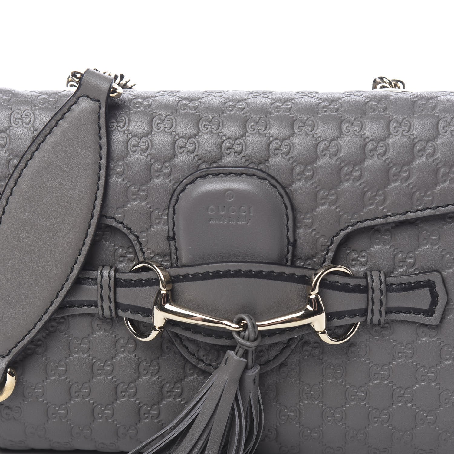 Gucci Soft Microguccissima Mini Emily Chain Shoulder Bag Loess 9 of 9