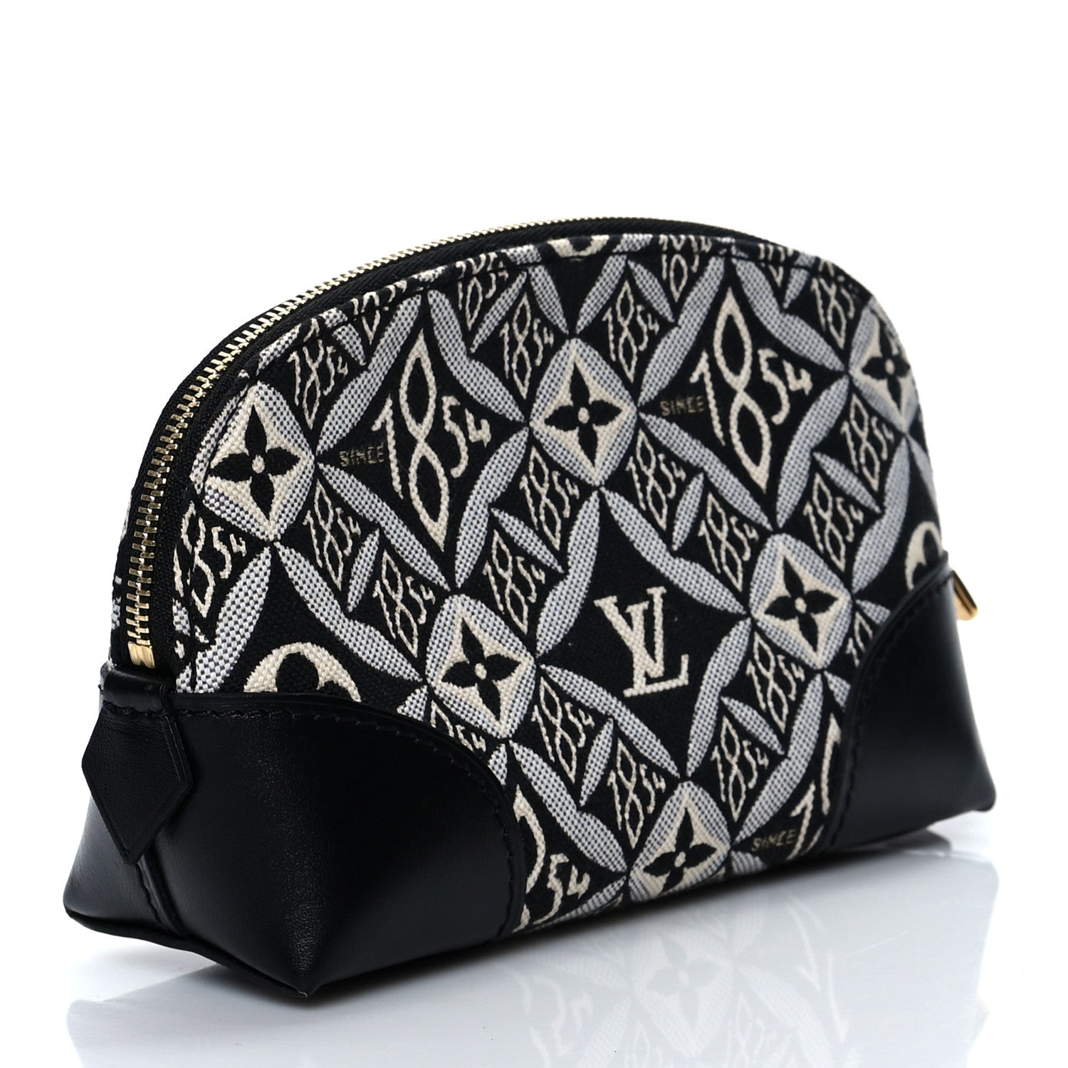 Louis Vuitton Jacquard Since 1854 Cosmetic Pouch PM Grey 3 of 9