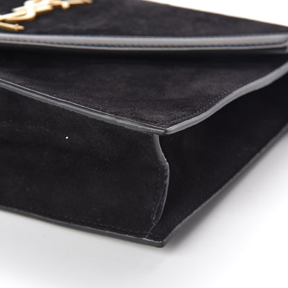 Saint Laurent Suede Calfskin Monogram Le Sept Chain Bag Black 9 of 11