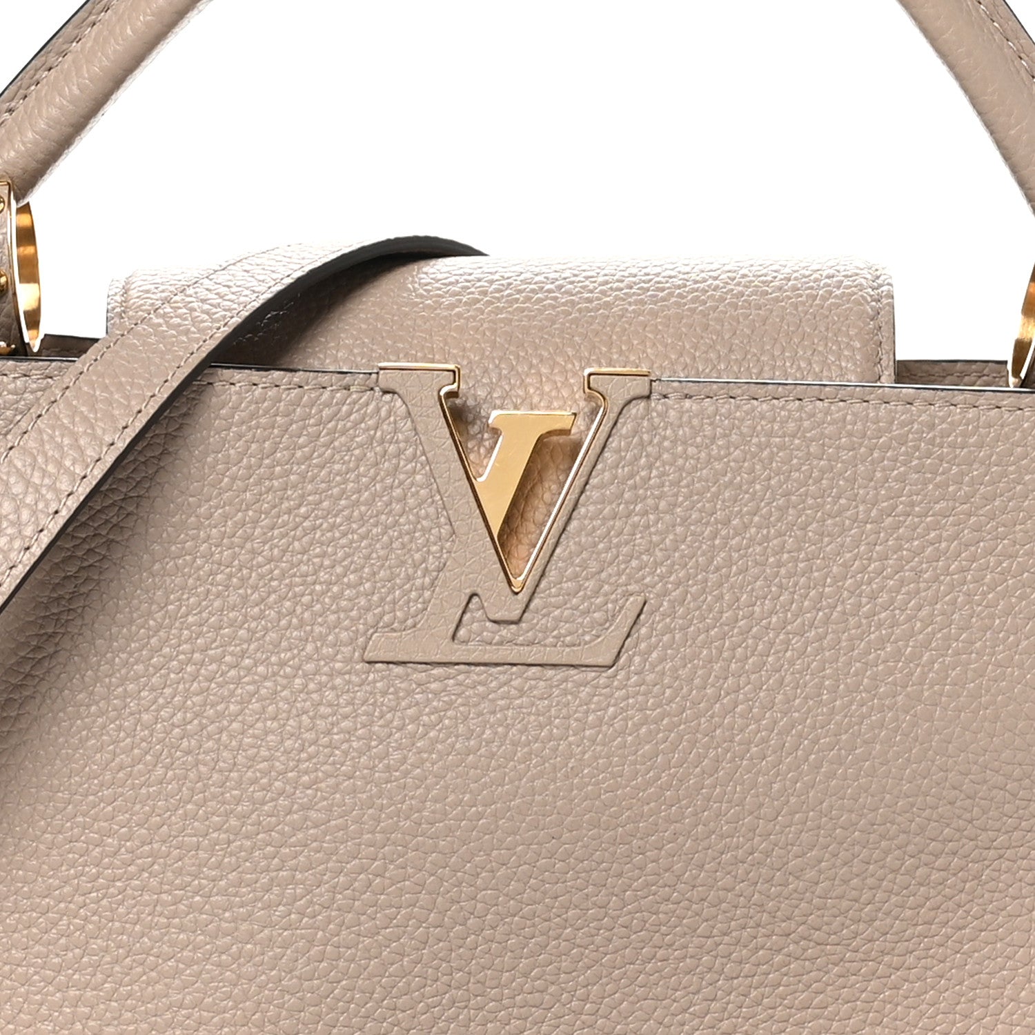 Louis Vuitton Taurillon Capucines PM Galet 7 of 9
