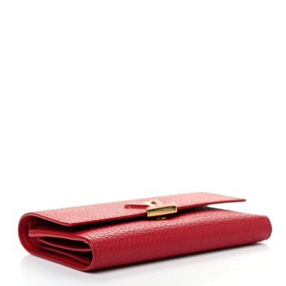 Louis Vuitton Taurillon Capucines Compact Wallet Rubis 4 of 7