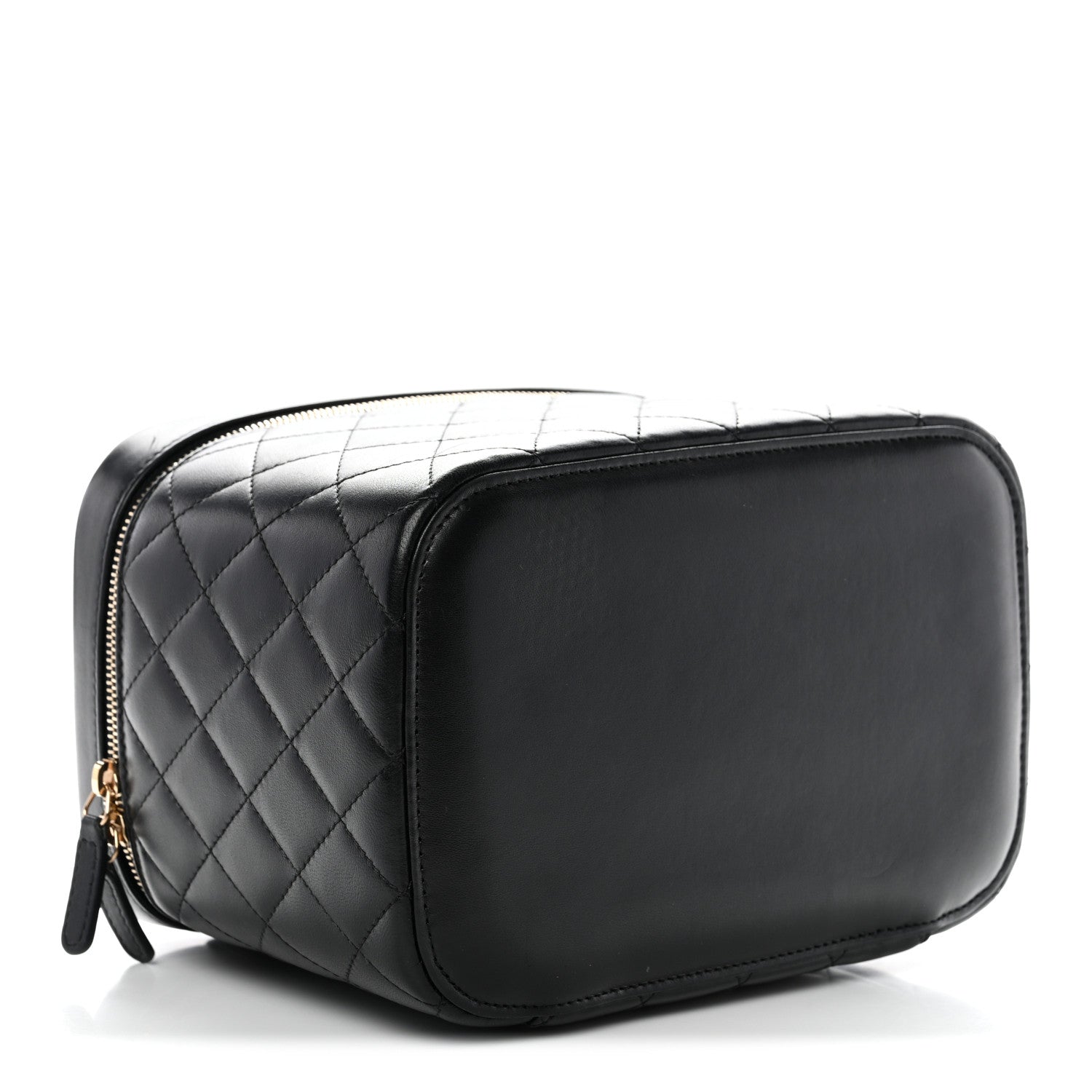 Chanel Lambskin Quilted Large Vanity Pouch Black 4 of 8