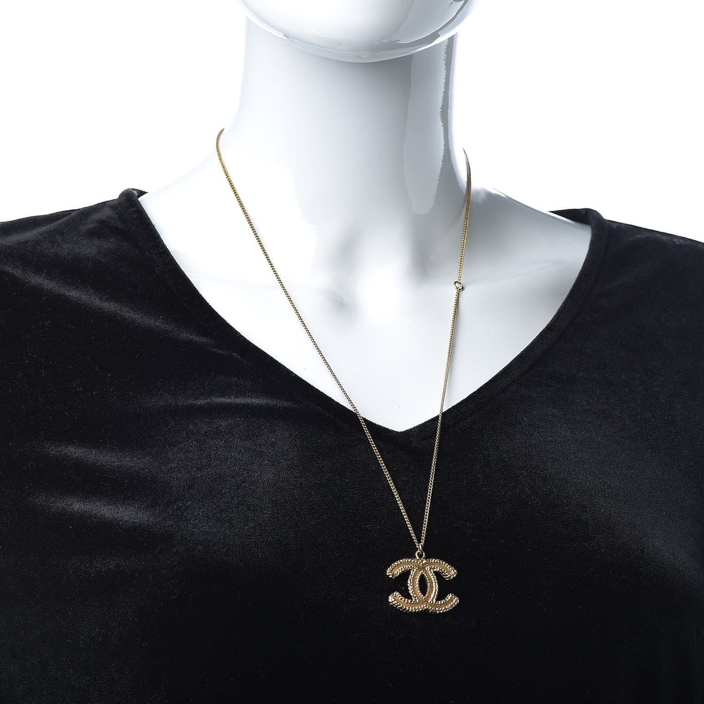 CC Necklace Matte Gold