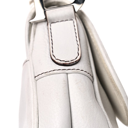 Christian Dior Calfskin Saddle Bag White 16 of 27