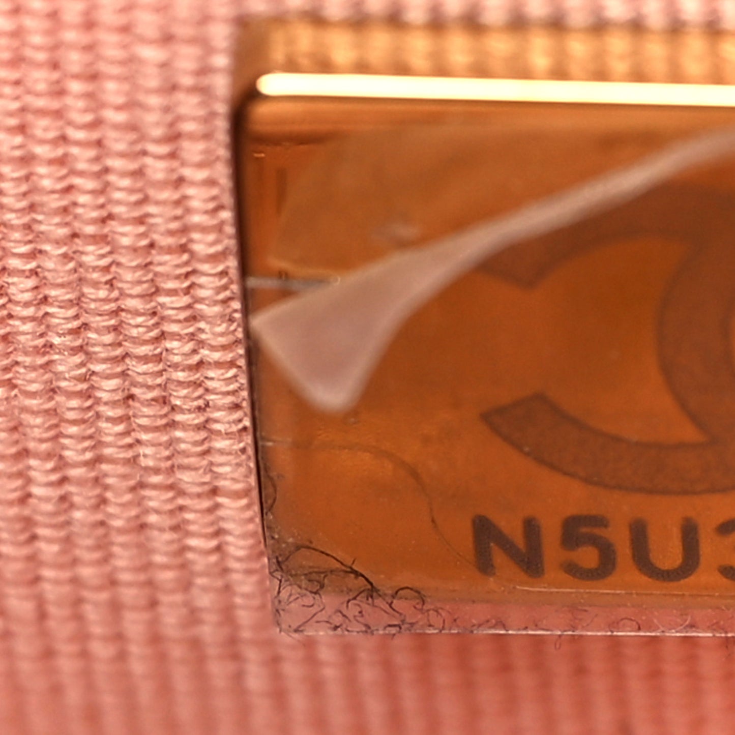 Caviar Chevron Quilted Medium Boy Flap Light Orange