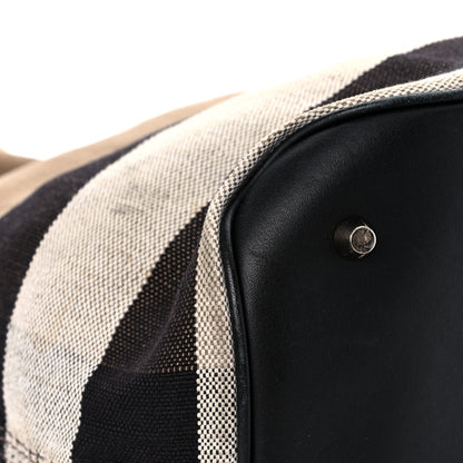 Burberry Canvas Mega Check Medium Ashby Hobo Black 7 of 24