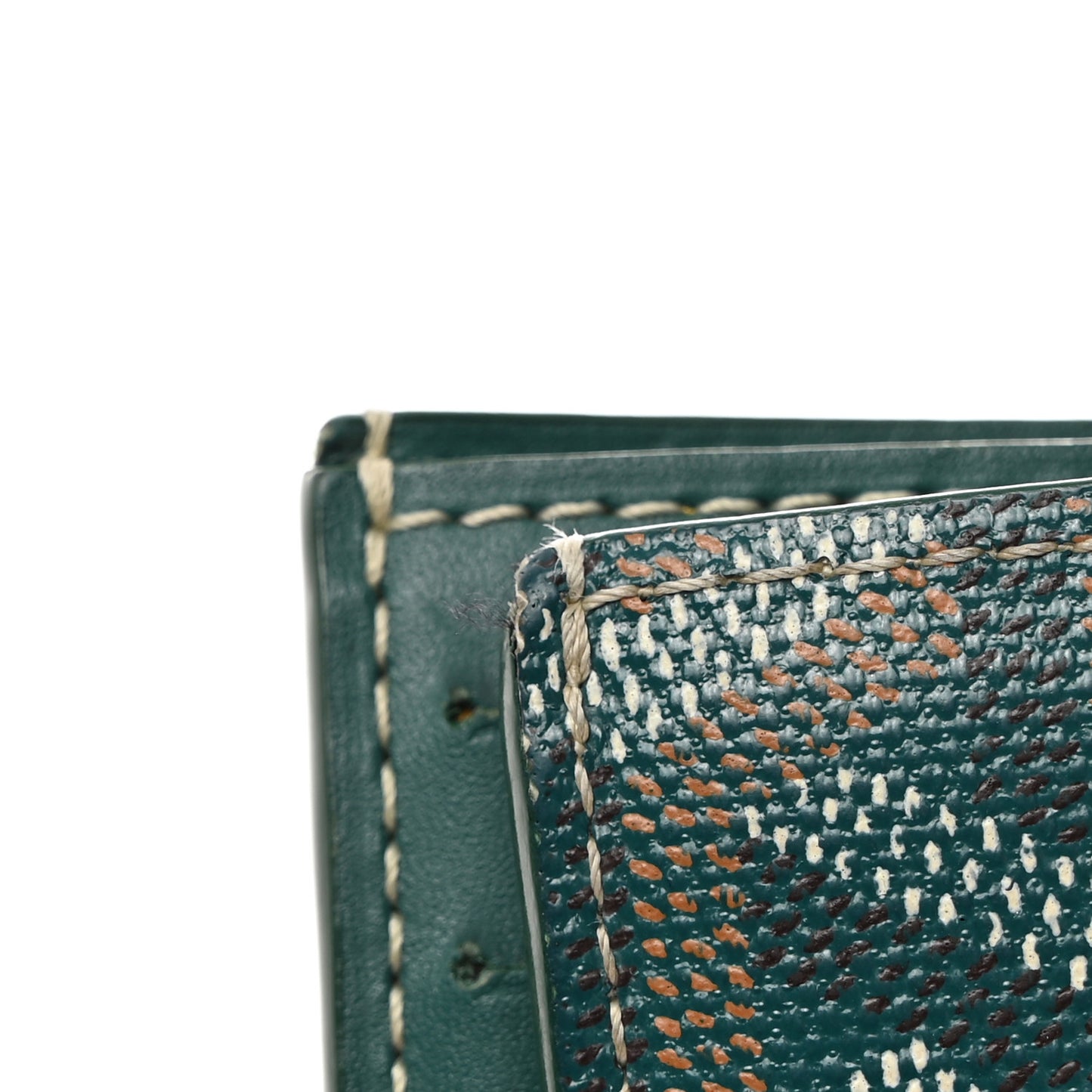 Goyardine Bi-Fold Victoire PM Wallet Green