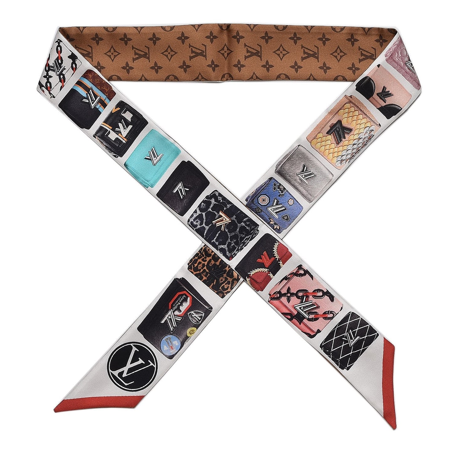 Silk Monogram Tribute To Twist BB Bandeau