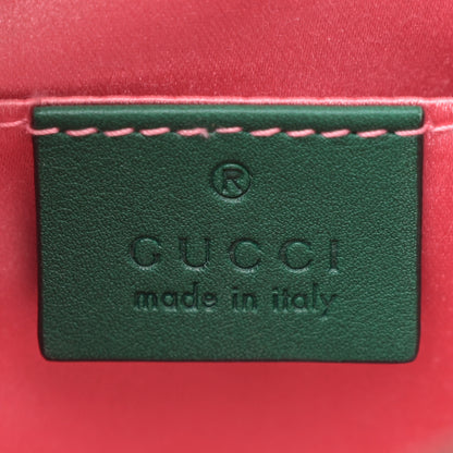 Gucci Velvet Matelasse GG Marmont Belt Bag 85 34 Green 6 of 10
