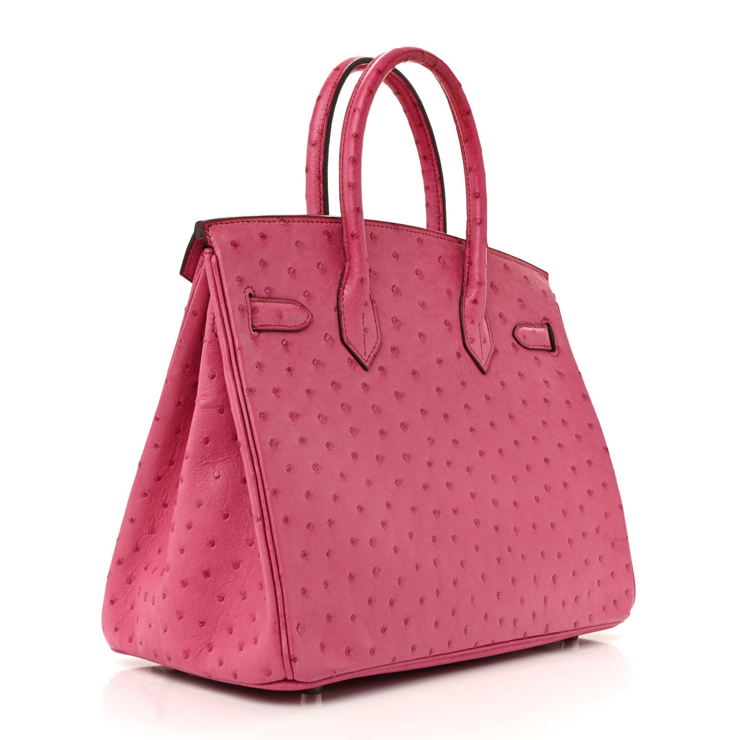 Hermes Ostrich Birkin 30 Rose Pourpre 4 of 33