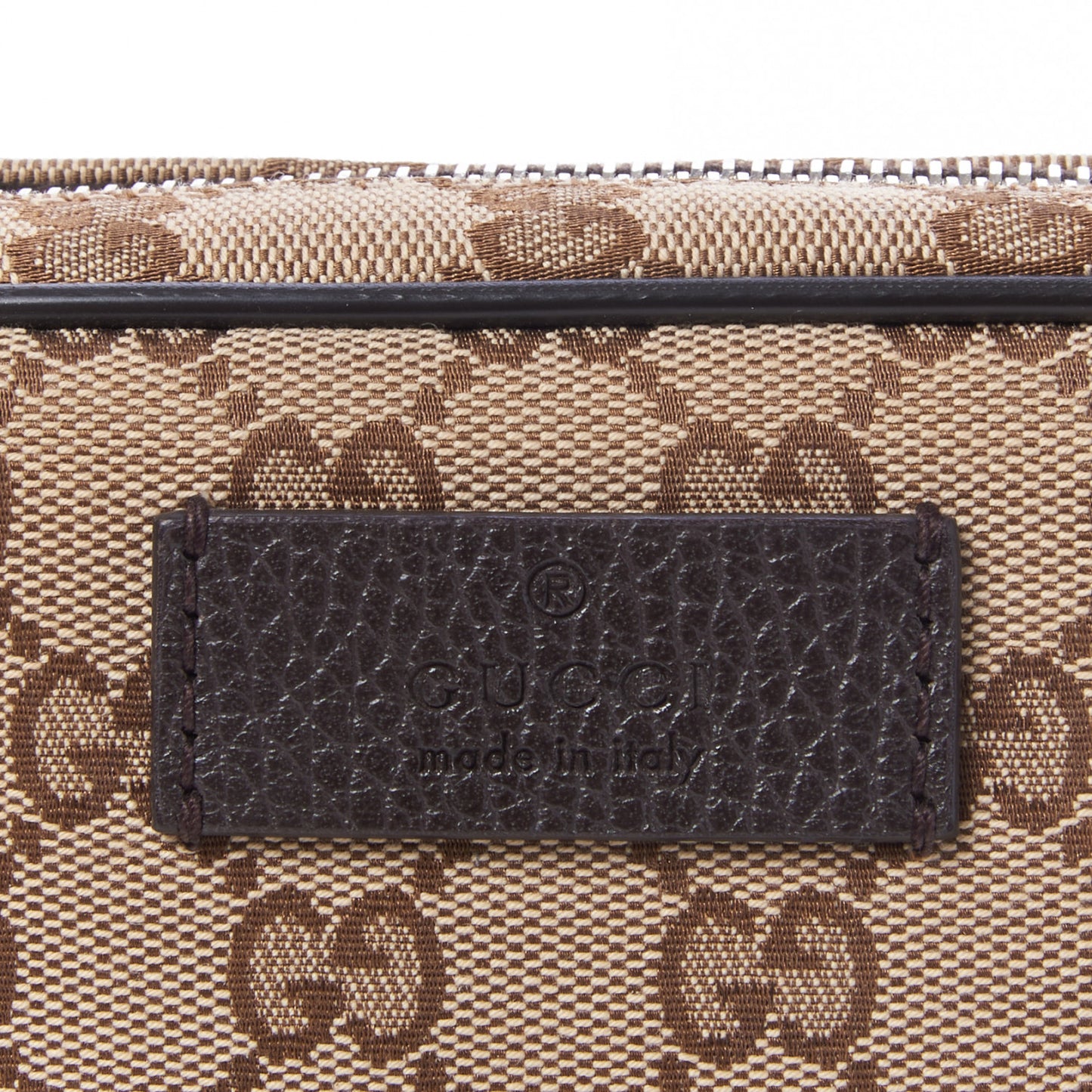 Monogram Belt Bag Dark Brown