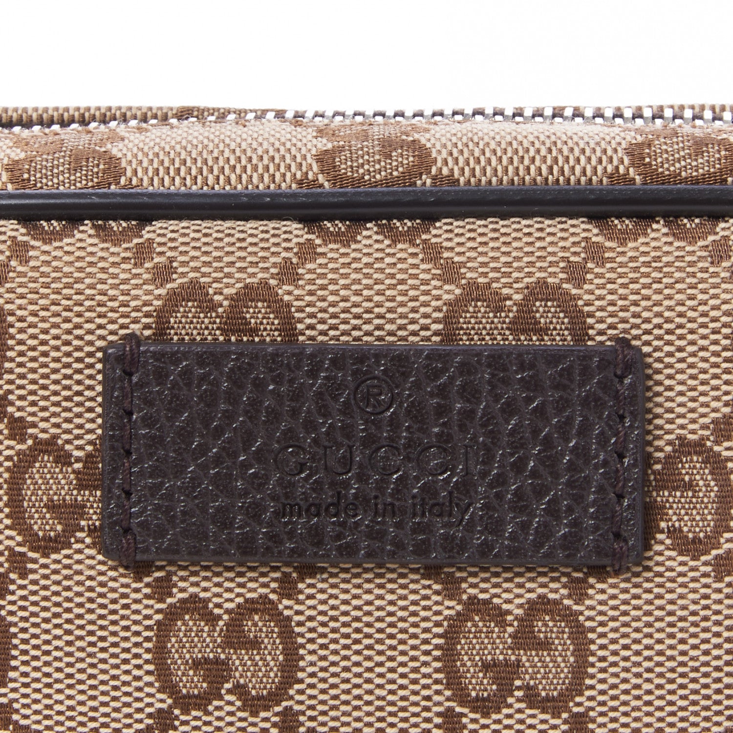 Gucci Monogram Belt Bag Dark Brown 6 of 8