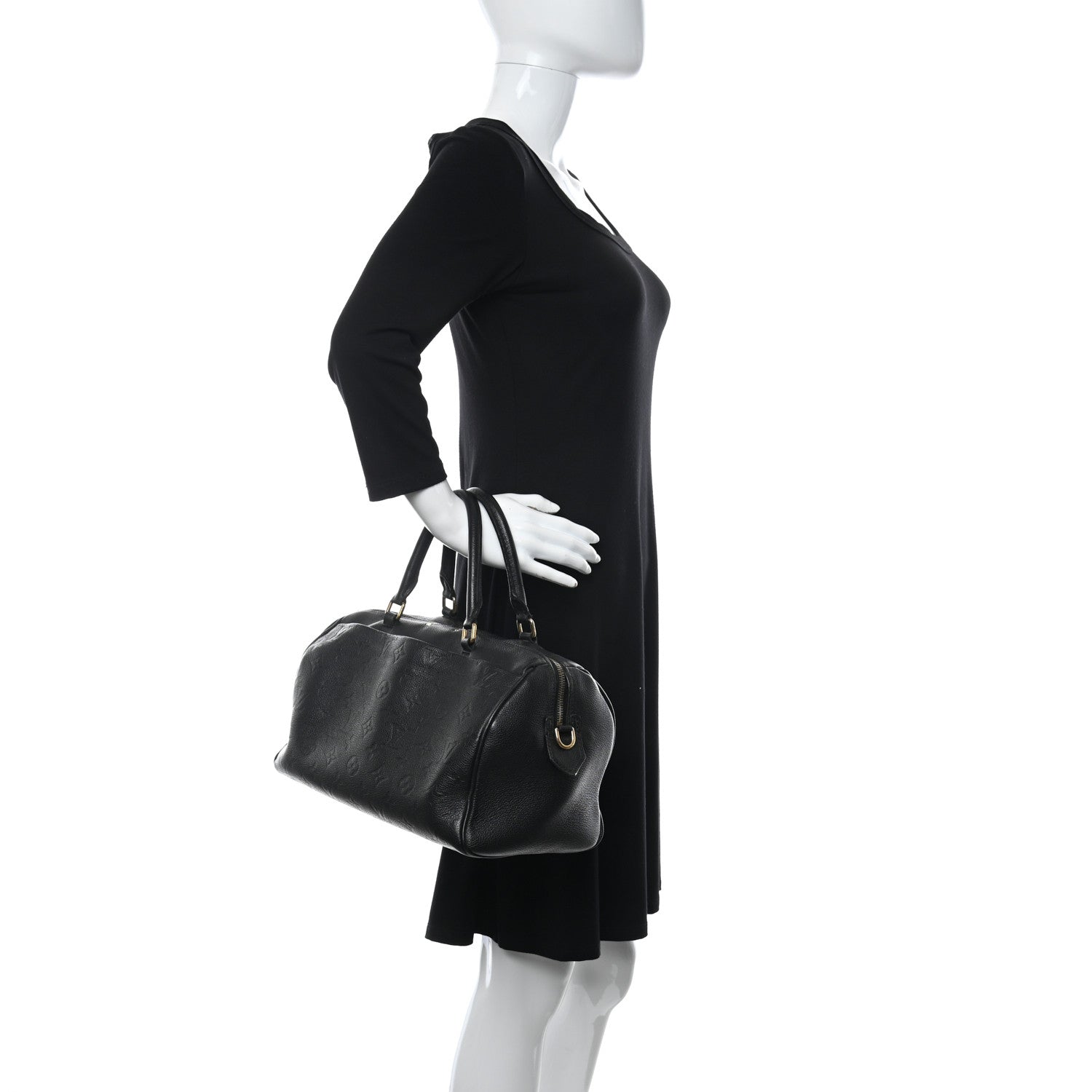 Louis Vuitton Empreinte Speedy Bandouliere 30 NM Black 2 of 11