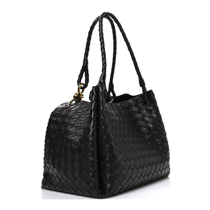 Bottega Veneta Nappa Intrecciato Large Andiamo Parachute Shoulder Bag Fondant 4 of 10
