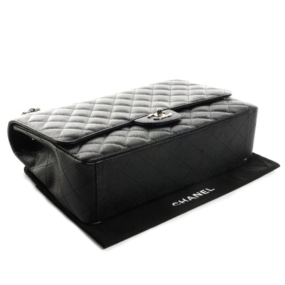 Chanel Caviar Maxi Single Flap Black 4 of 8