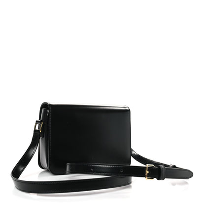 Celine Shiny Calfskin Teen Triomphe Black 3 of 9