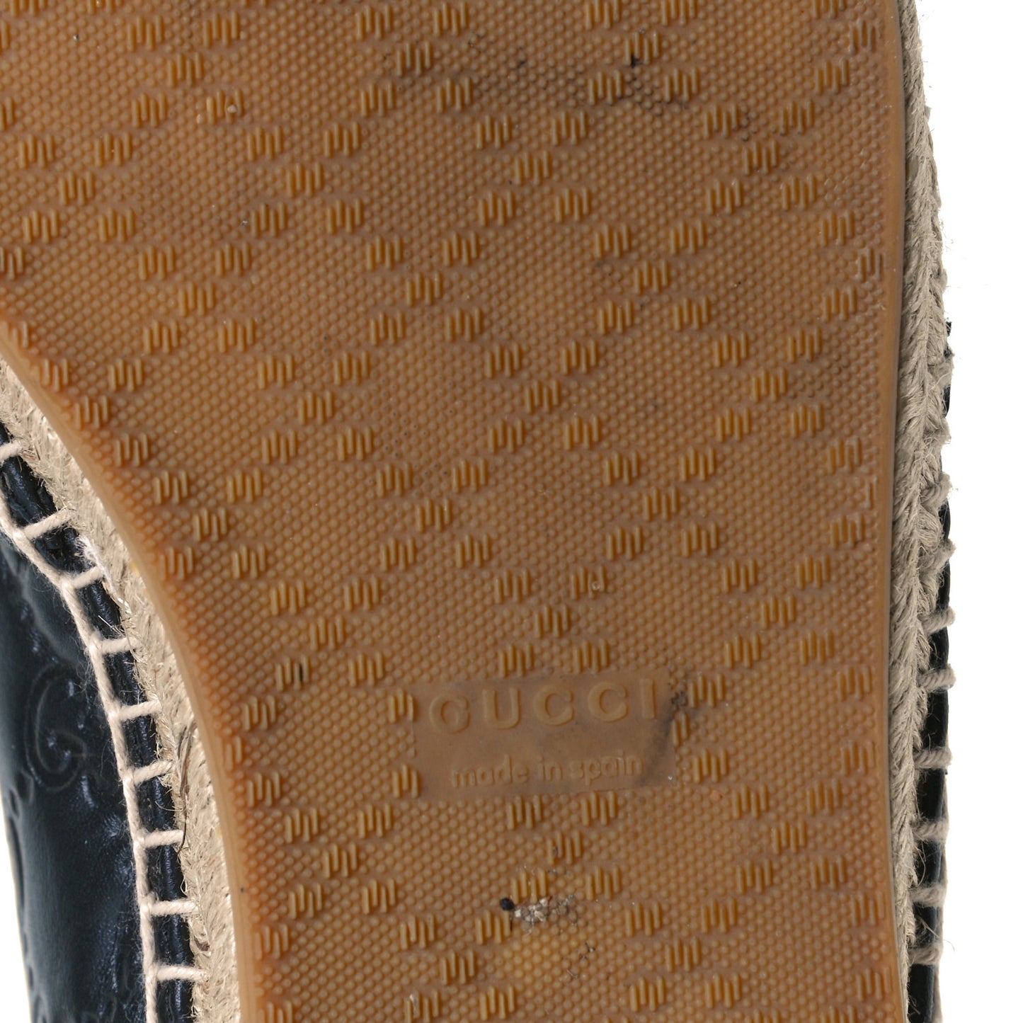 Guccissima Signature Espadrilles 40 Black