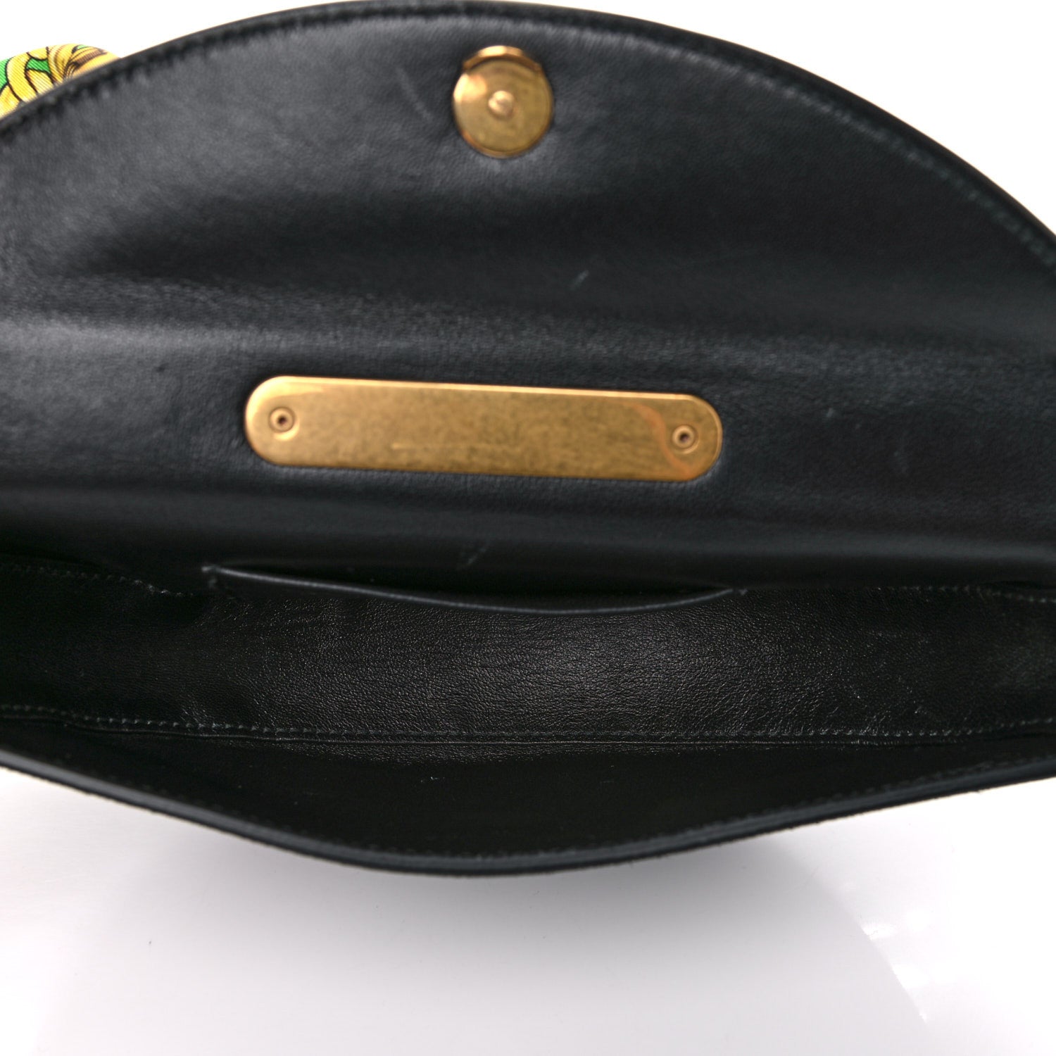 Balenciaga Suede Opera Clutch Bag Black 5 of 5
