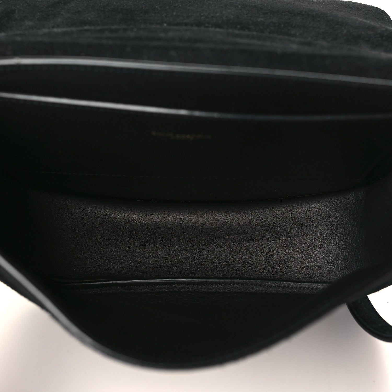 Saint Laurent Suede Calfskin Monogram Medium Kaia Satchel Black 5 of 10