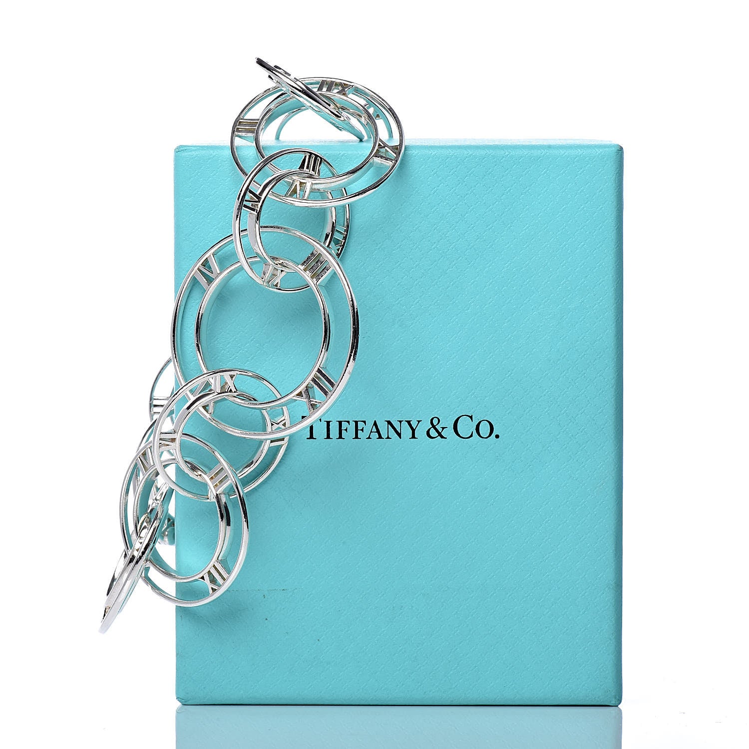Tiffany Sterling Silver Atlas Link Bracelet 6 of 6